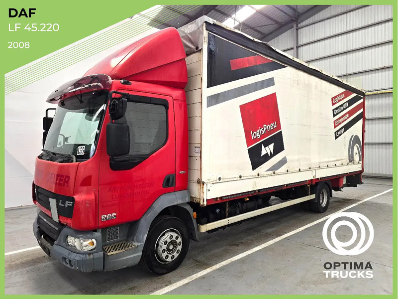 DAF LF 45 220 / EURO 5 / AIRCO / MANUEL / DHOLLANDIA 2000kg - Xe tải thùng mui bạt: hình 1 DAF LF 45 220 / EURO 5 / AIRCO / MANUEL / DHOLLANDIA 2000kg - Xe tải thùng mui bạt: hình 1