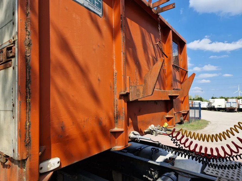 Pacton 3 AS / ROLKRAAN KENNIS TYPE 14.000 / FREINS TAMBOURS / DRUM BRAKES - Sơ mi rơ moóc thùng lửng/ Phẳng: hình 2 Pacton 3 AS / ROLKRAAN KENNIS TYPE 14.000 / FREINS TAMBOURS / DRUM BRAKES - Sơ mi rơ moóc thùng lửng/ Phẳng: hình 2