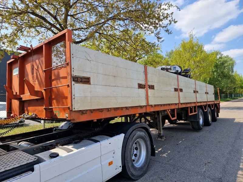 Pacton 3 AS / ROLKRAAN KENNIS TYPE 14.000 / FREINS TAMBOURS / DRUM BRAKES - Sơ mi rơ moóc thùng lửng/ Phẳng: hình 3 Pacton 3 AS / ROLKRAAN KENNIS TYPE 14.000 / FREINS TAMBOURS / DRUM BRAKES - Sơ mi rơ moóc thùng lửng/ Phẳng: hình 3
