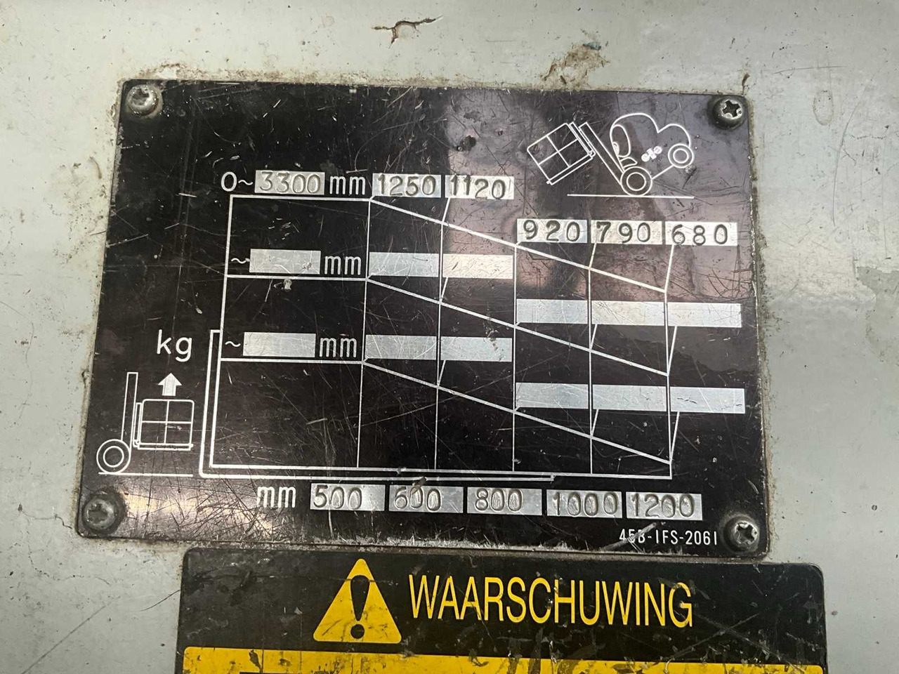 Xe nâng 1991 KOMATSU FB13M-2 FORKLIFT: hình 12 Xe nâng 1991 KOMATSU FB13M-2 FORKLIFT: hình 12