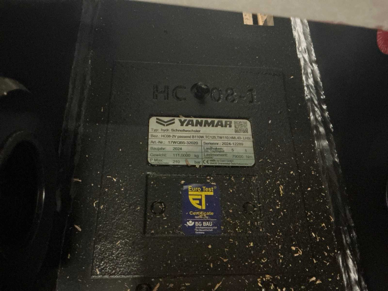 2024 YANMAR QUICK COUPLER, HYDR. - Máy xúc lật bánh lốp: hình 5 2024 YANMAR QUICK COUPLER, HYDR. - Máy xúc lật bánh lốp: hình 5