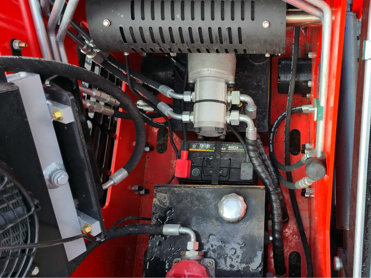 Máy xúc lật bánh lốp 2025 - SDLOOL - SL380 - RED - SHOVEL: hình 15