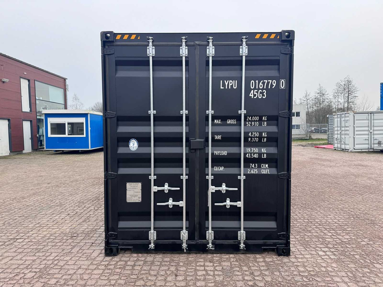 Container biển 40ft High Cube shipping container with 3 side doors: hình 10