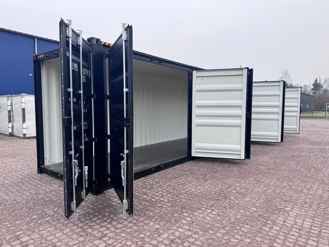 Container biển 40ft High Cube shipping container with 3 side doors: hình 7