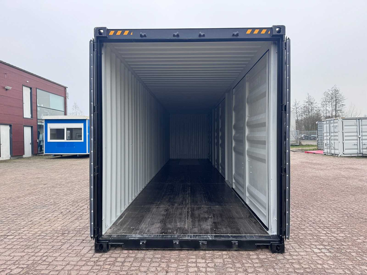 Container biển 40ft High Cube shipping container with 3 side doors: hình 11