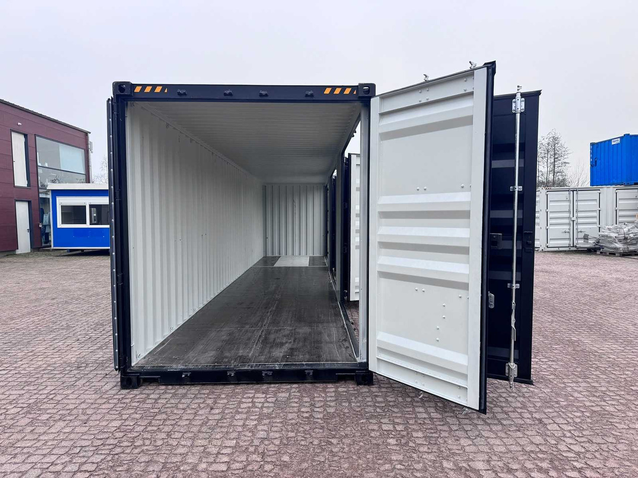 Container biển 40ft High Cube shipping container with 3 side doors: hình 8