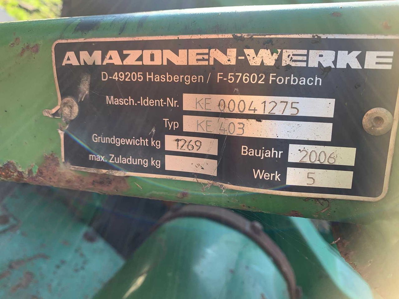 Amazone  - Bừa: hình 5 Amazone  - Bừa: hình 5