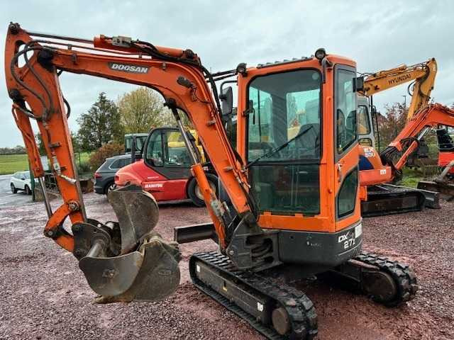 DOOSAN DX 27Z MINI CRAWLER EXCAVATOR 2.7 TON - Máy xúc mini: hình 5 DOOSAN DX 27Z MINI CRAWLER EXCAVATOR 2.7 TON - Máy xúc mini: hình 5
