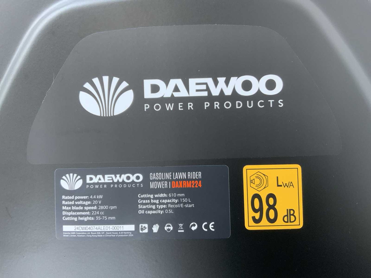 Máy cắt cỏ vườn Daewoo DAXRM224: hình 6
