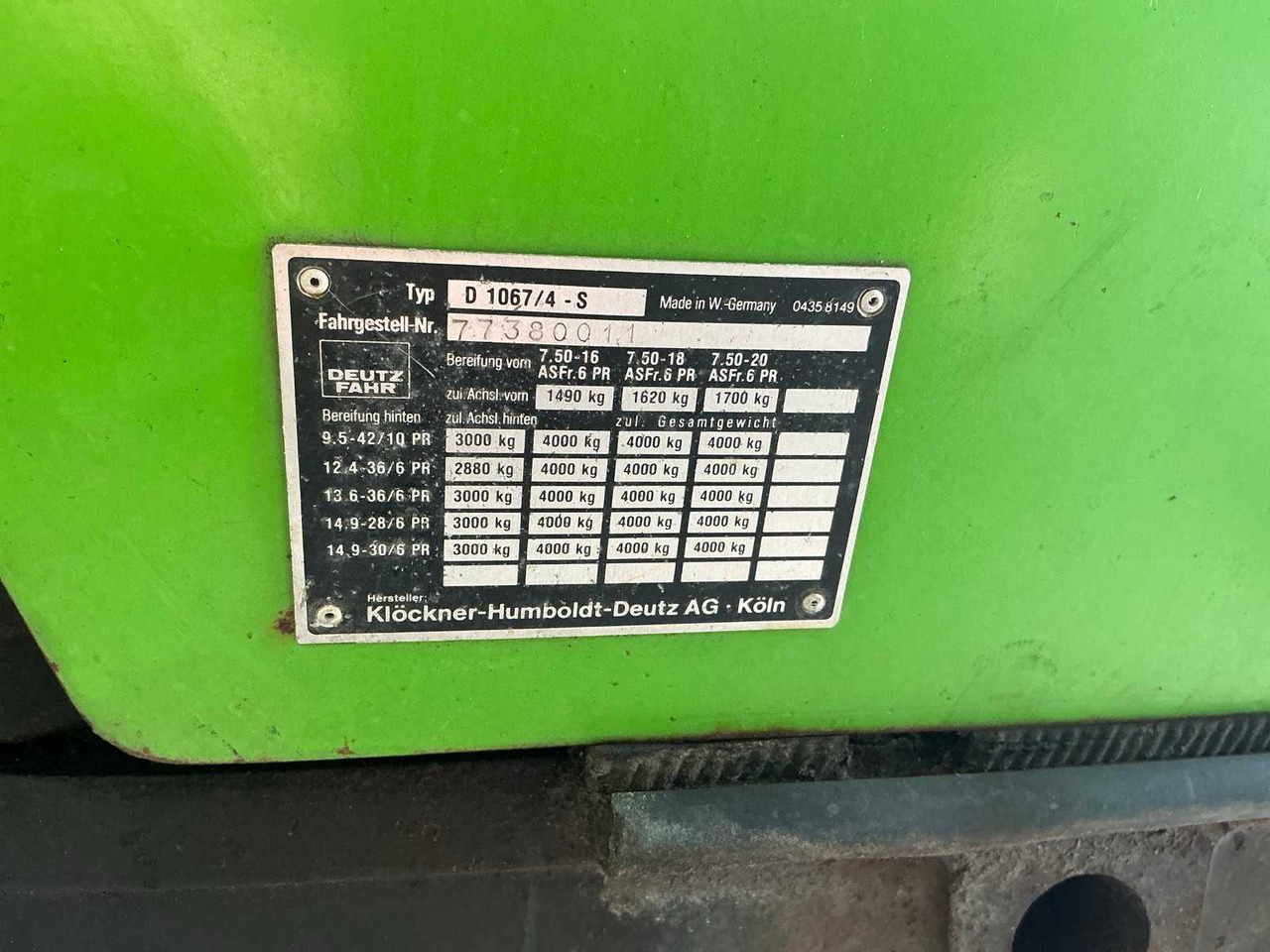 Máy cày Deutz-Fahr DX3.50: hình 27