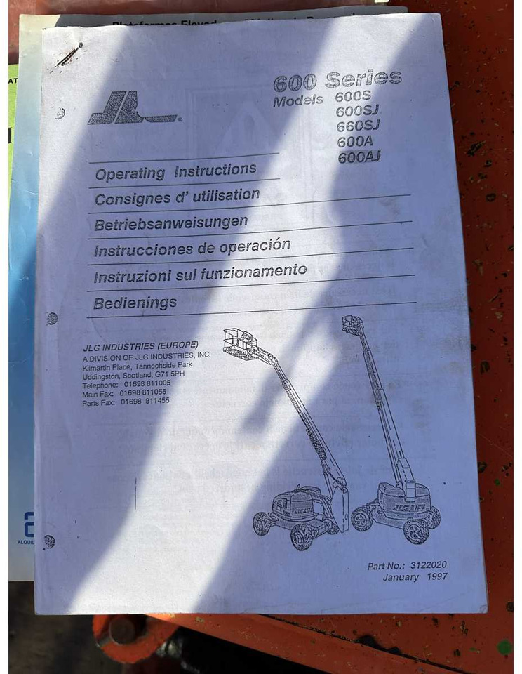 Nền bục trên không JLG - 1998 - 600AJ - AERIAL PLATFORM: hình 33 Nền bục trên không JLG - 1998 - 600AJ - AERIAL PLATFORM: hình 33