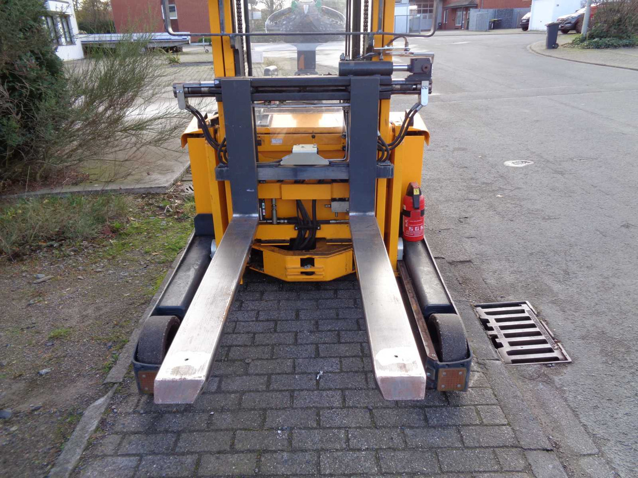 JUNGHEINRICH ERV 308 DRAWBAR REACH TRUCK WITH PLATFORM, JUNGHEINRICH-ERV 308 - Xe nâng: hình 2 JUNGHEINRICH ERV 308 DRAWBAR REACH TRUCK WITH PLATFORM, JUNGHEINRICH-ERV 308 - Xe nâng: hình 2