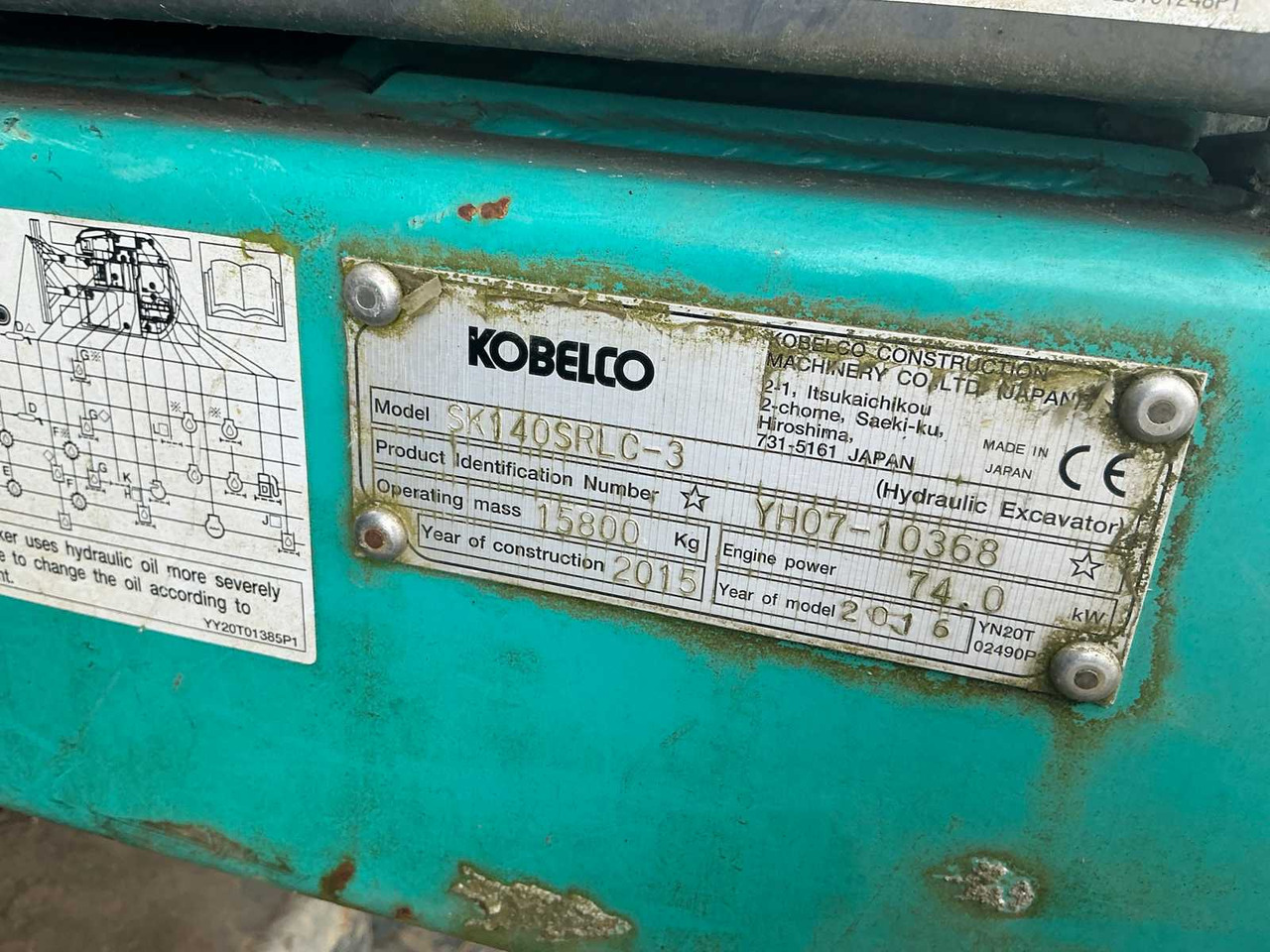 Máy xúc bánh xích Kobelco SK140 SRlc: hình 17