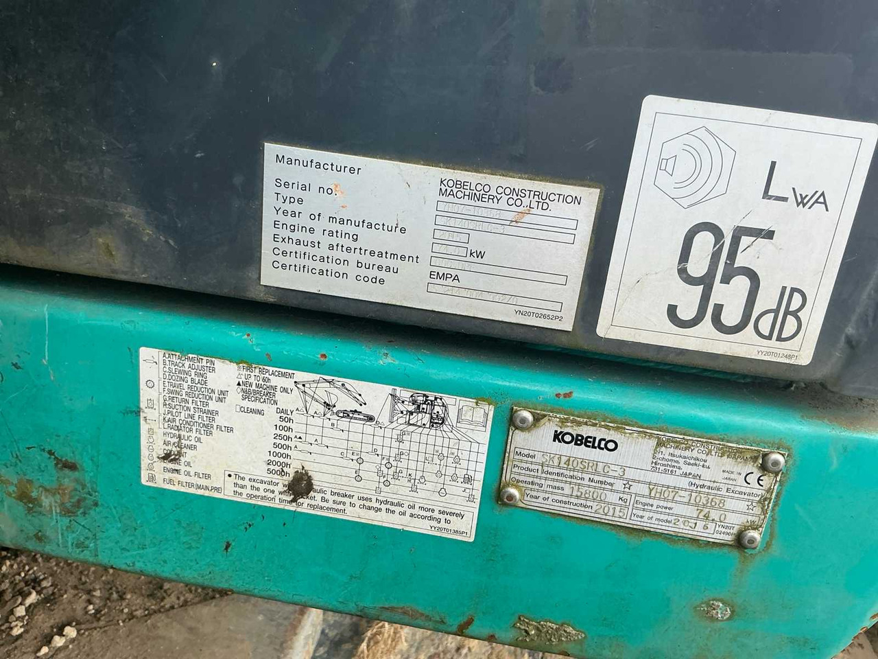 Máy xúc bánh xích Kobelco SK140 SRlc: hình 19