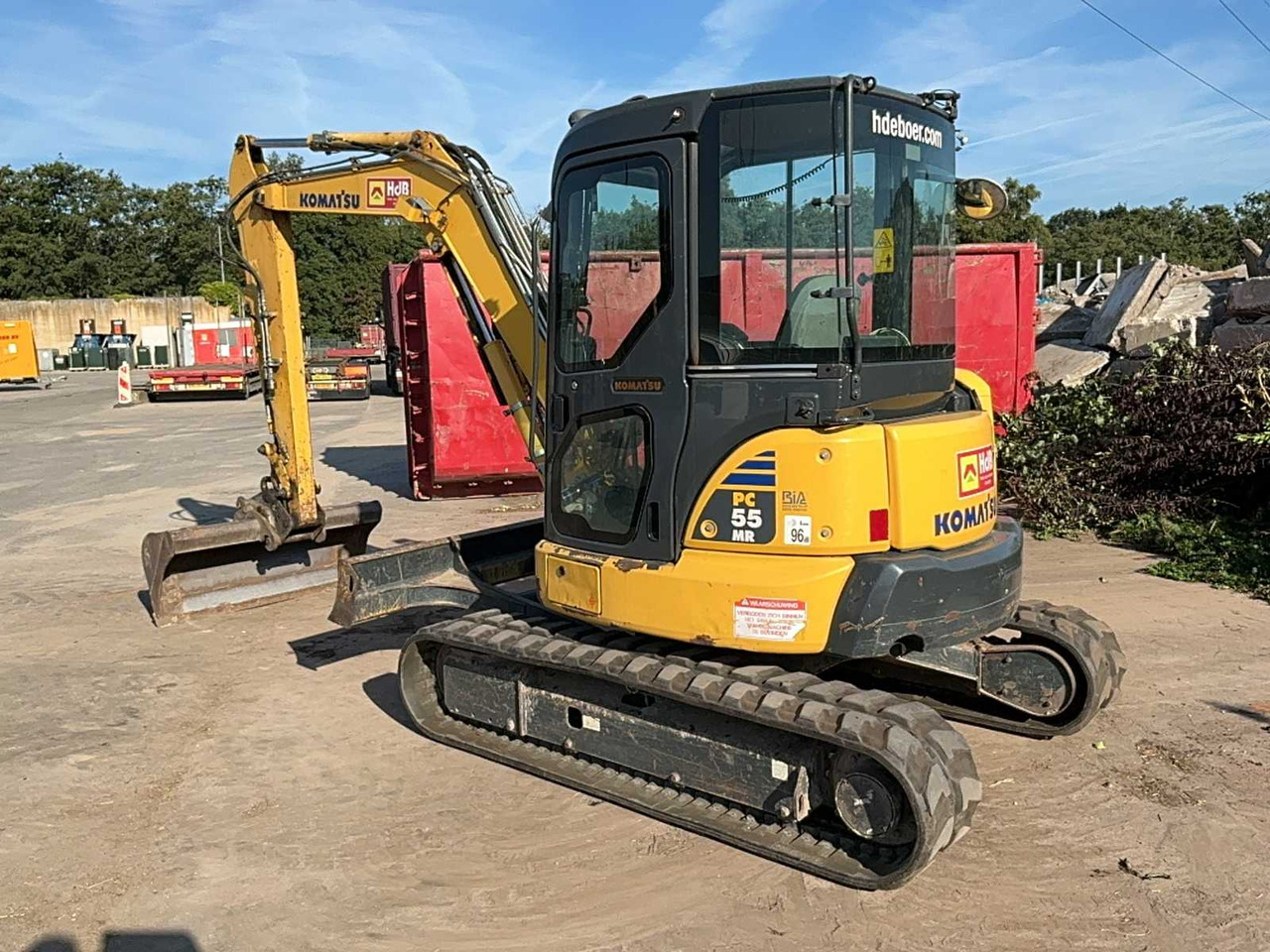 Komatsu PC55MR - Máy xúc bánh xích: hình 5 Komatsu PC55MR - Máy xúc bánh xích: hình 5