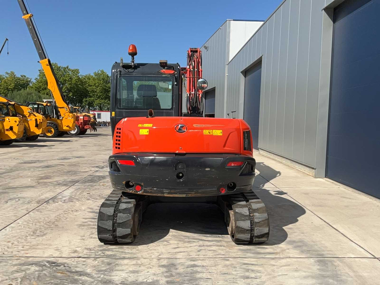 Kubota KX080-4~2 - Máy xúc bánh xích: hình 5 Kubota KX080-4~2 - Máy xúc bánh xích: hình 5