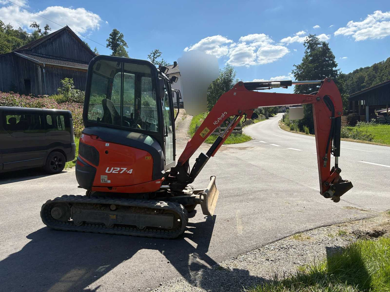 Kubota U27-4 - Máy xúc mini: hình 5 Kubota U27-4 - Máy xúc mini: hình 5