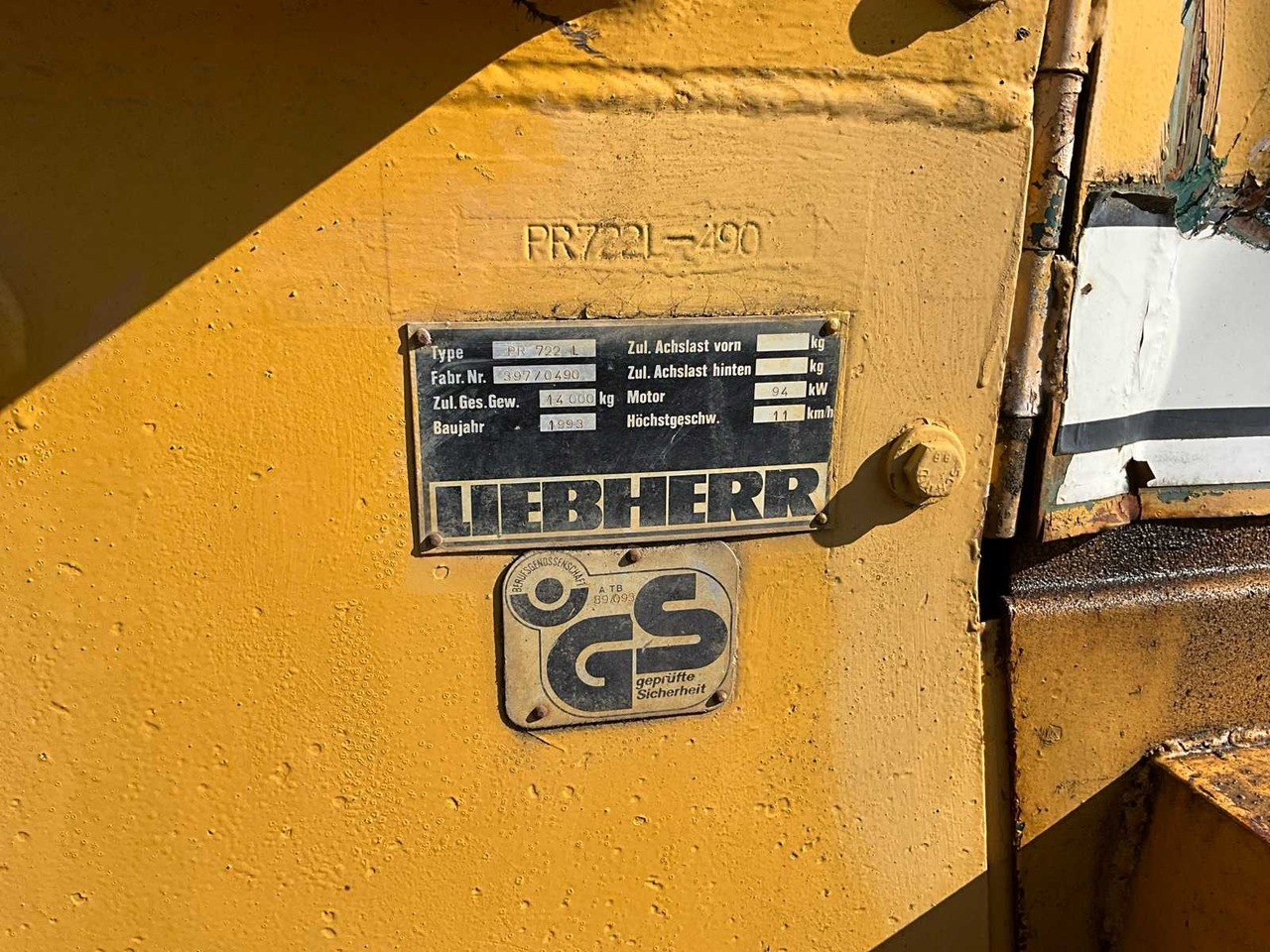 Máy ủi Liebherr PR722: hình 14
