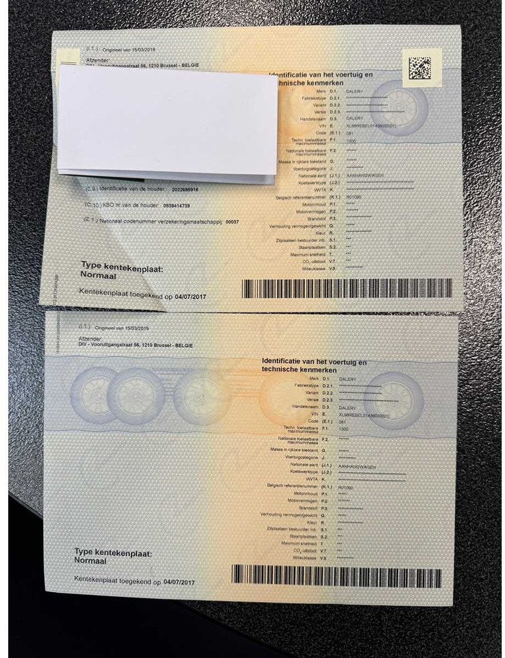 Rơ moóc DALERY - 2008 - CLOSED - REBEL 1 - TRAILER: hình 7 Rơ moóc DALERY - 2008 - CLOSED - REBEL 1 - TRAILER: hình 7