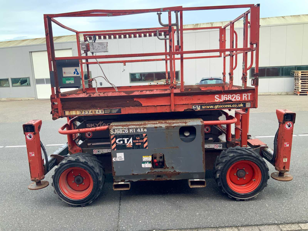 Nền bục trên không Skyjack 2016 SKYJACK SJ6826RT ROUGH TERRAIN AERIAL PLATFORM 4X4: hình 6 Nền bục trên không Skyjack 2016 SKYJACK SJ6826RT ROUGH TERRAIN AERIAL PLATFORM 4X4: hình 6