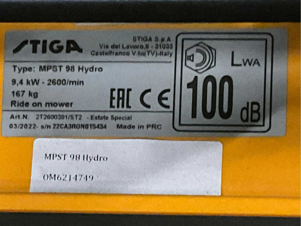 Máy cắt cỏ vườn Stiga MPST 98 Hydro: hình 26