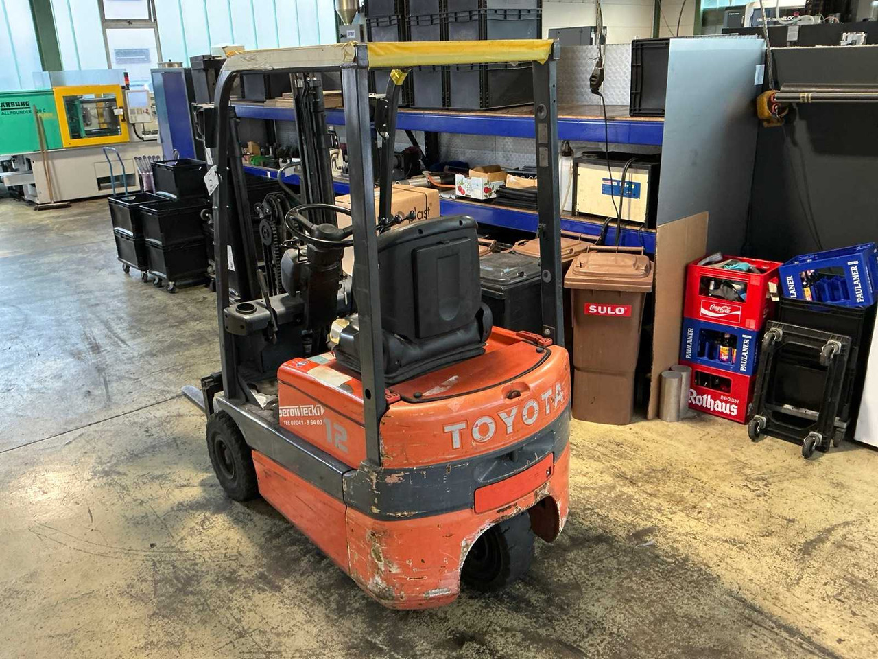 TOYOTA FBESF12 ELECTRIC FORKLIFT (2005) - Xe nâng: hình 3 TOYOTA FBESF12 ELECTRIC FORKLIFT (2005) - Xe nâng: hình 3