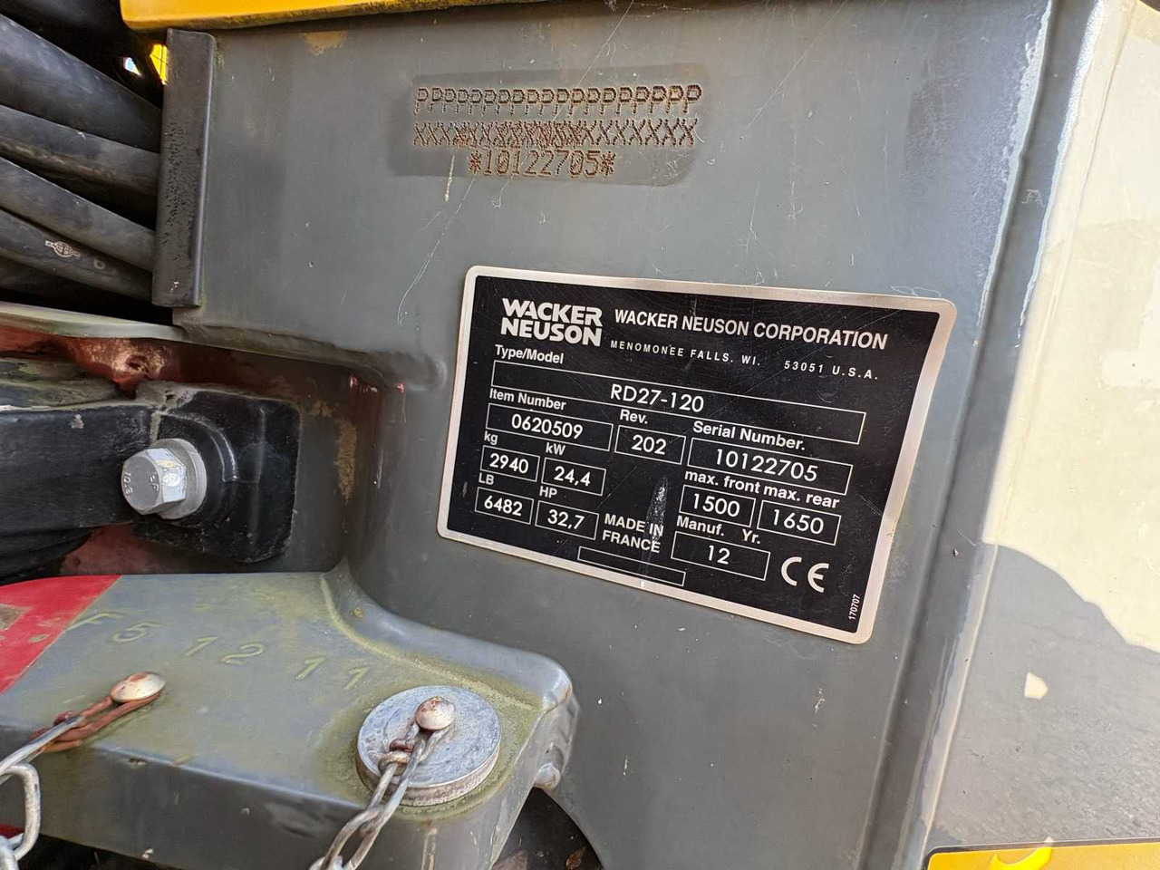 Wacker Neuson Tandemwalze RD 27-120 - Máy lăn đường: hình 3 Wacker Neuson Tandemwalze RD 27-120 - Máy lăn đường: hình 3