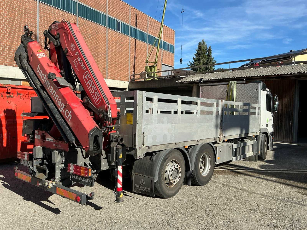 2008 MERCEDES-BENZ ACTROS 2541 TRUCK WITH REAR CRANE - Xe tải: hình 4 2008 MERCEDES-BENZ ACTROS 2541 TRUCK WITH REAR CRANE - Xe tải: hình 4