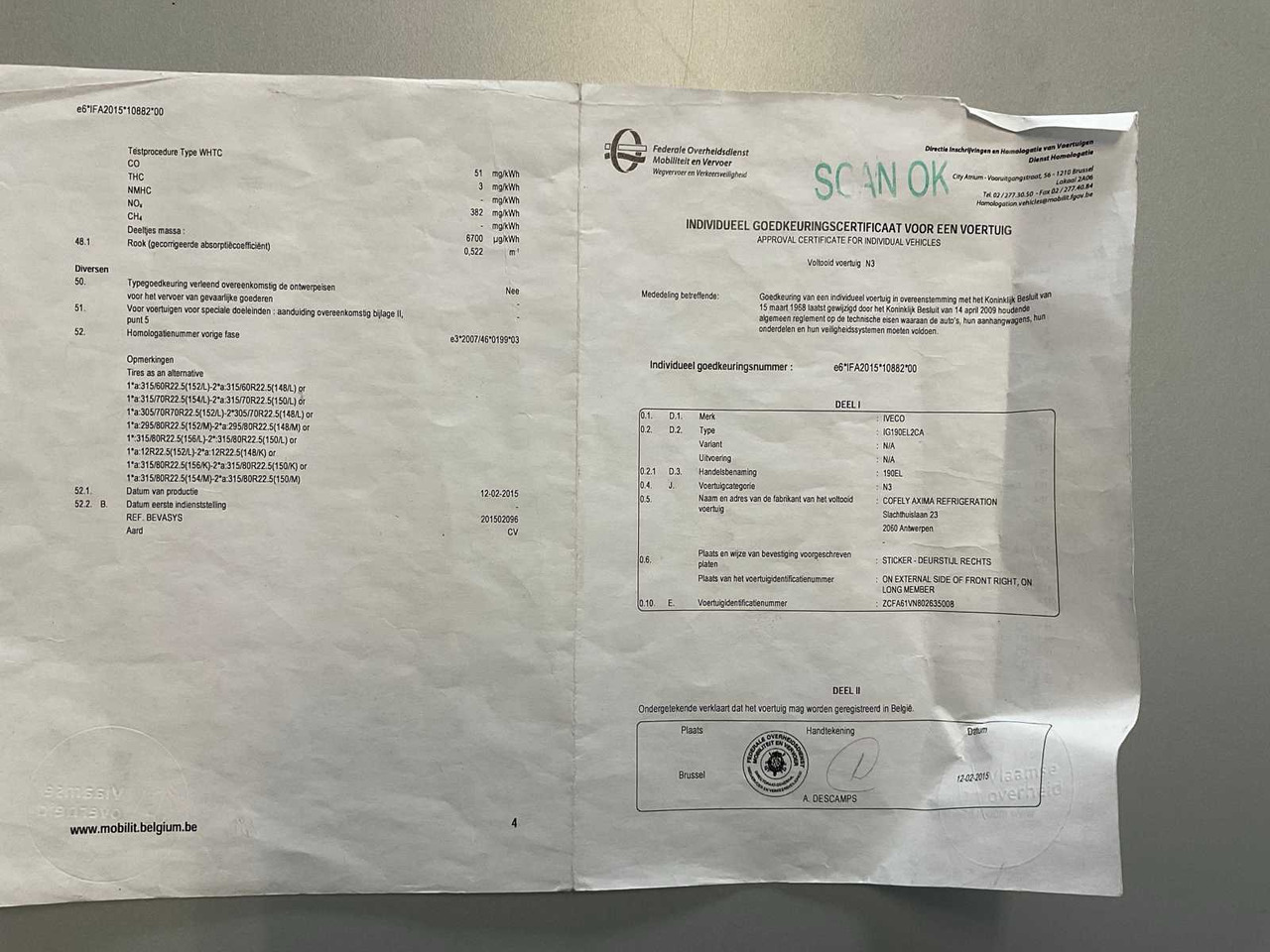 Xe tải 2015 IVECO 190EL FRIDGE TRUCK: hình 40