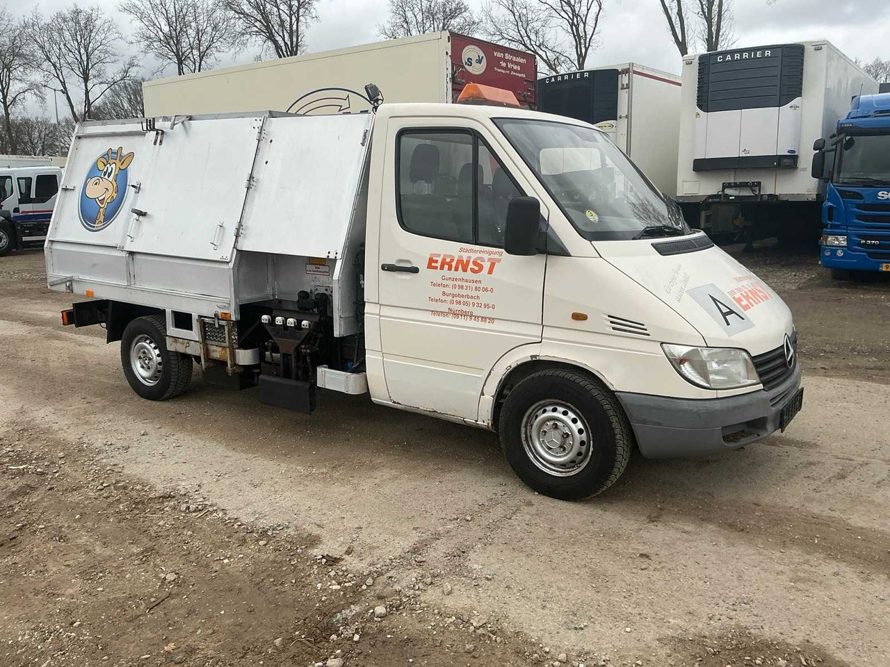 2004 MERCEDES-BENZ CDI GARBAGE TRUCK - Xe tải nhỏ: hình 3 2004 MERCEDES-BENZ CDI GARBAGE TRUCK - Xe tải nhỏ: hình 3