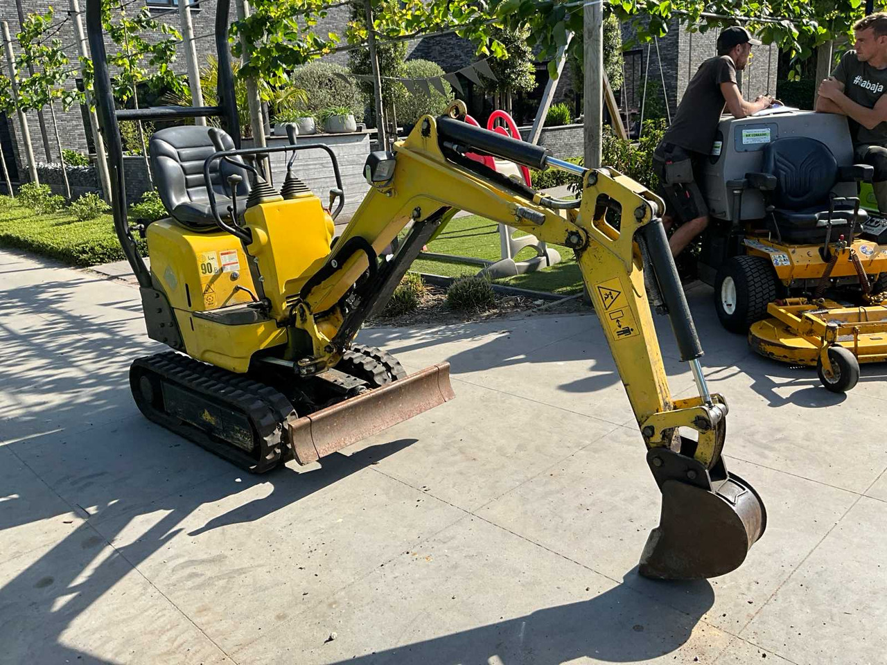 Máy xúc mini Yanmar SV08-1A Bagger: hình 7