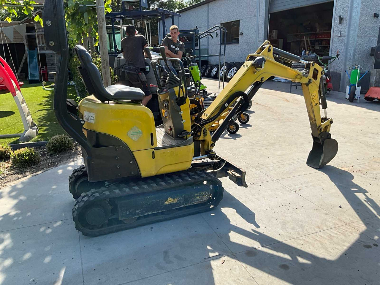 Máy xúc mini Yanmar SV08-1A Bagger: hình 6