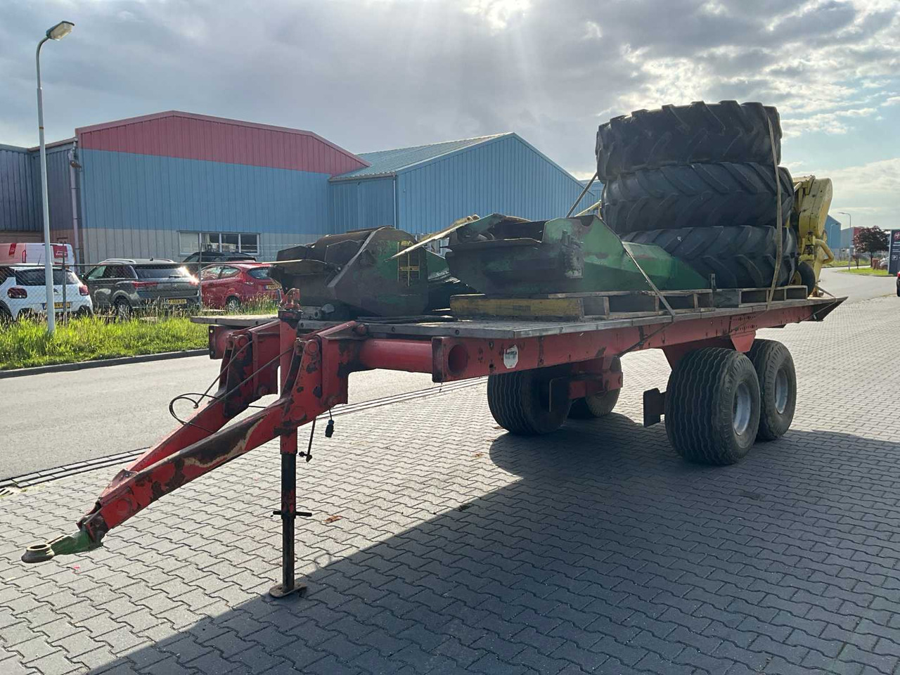 Zelfbouw - Toa kéo nền bục trang trại: hình 1 Zelfbouw - Toa kéo nền bục trang trại: hình 1