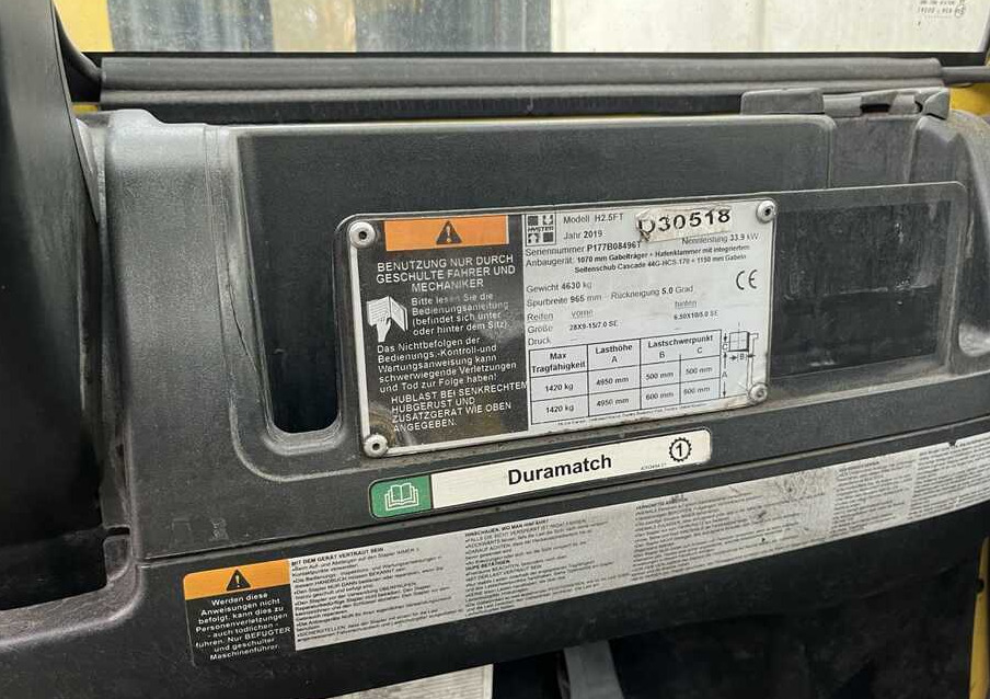 Xe nâng diesel Hyster H2.5FT: hình 7