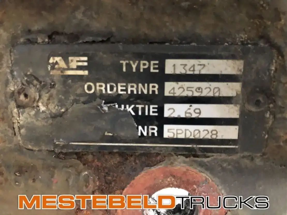 DAF Differentieel 1347 -2.69 - Bộ vi sai cho Xe tải: hình 1 DAF Differentieel 1347 -2.69 - Bộ vi sai cho Xe tải: hình 1
