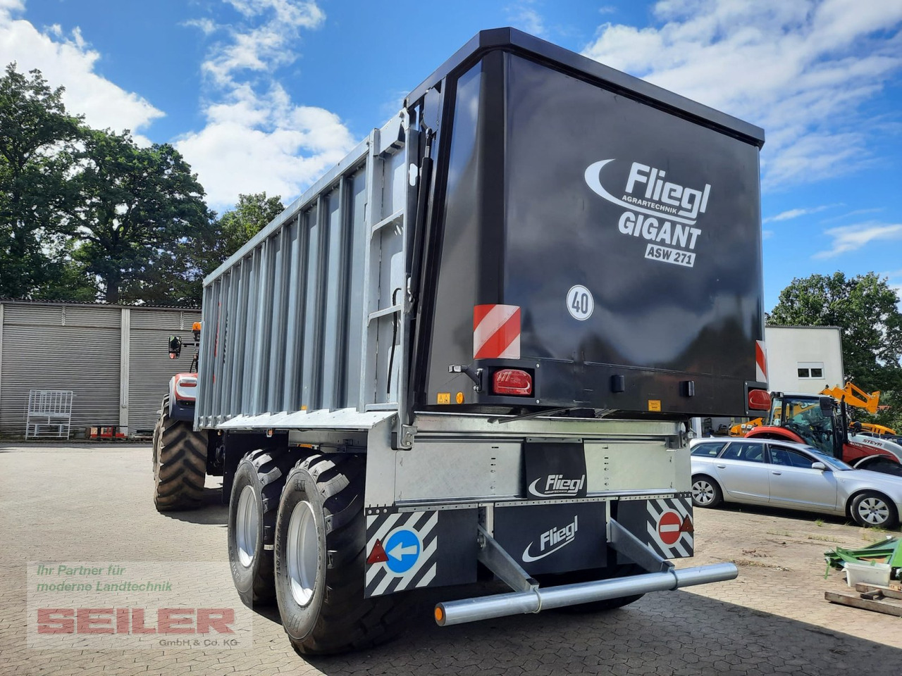 Fliegl ASW 271 C FOX Lenkachse 26,5" 35m³ - Xe kéo tự chất hàng: hình 4 Fliegl ASW 271 C FOX Lenkachse 26,5" 35m³ - Xe kéo tự chất hàng: hình 4