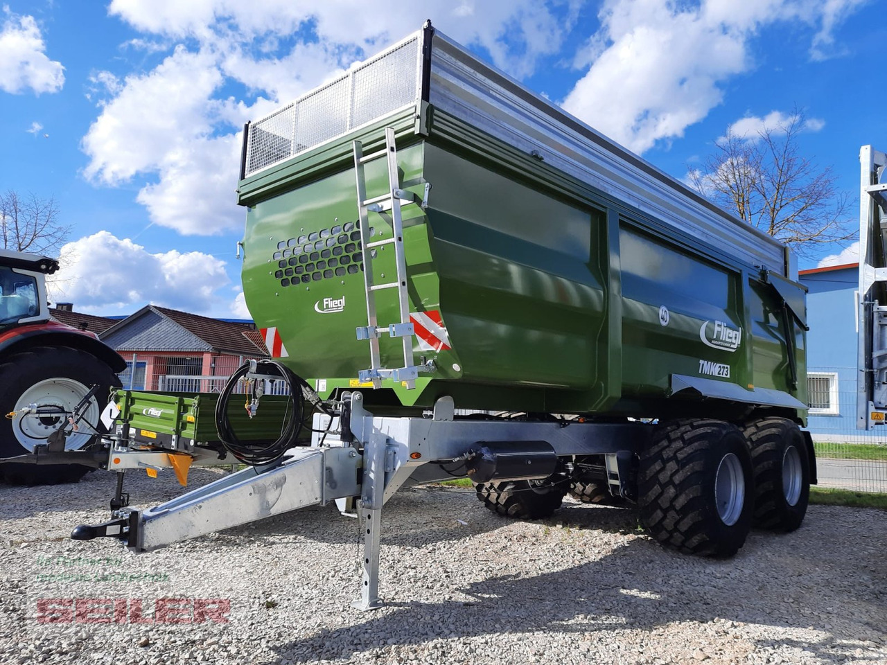 Fliegl TMK 273 FOX JUMBO 40m³ - Toa kéo nhỏng/ Xe đổ: hình 2 Fliegl TMK 273 FOX JUMBO 40m³ - Toa kéo nhỏng/ Xe đổ: hình 2