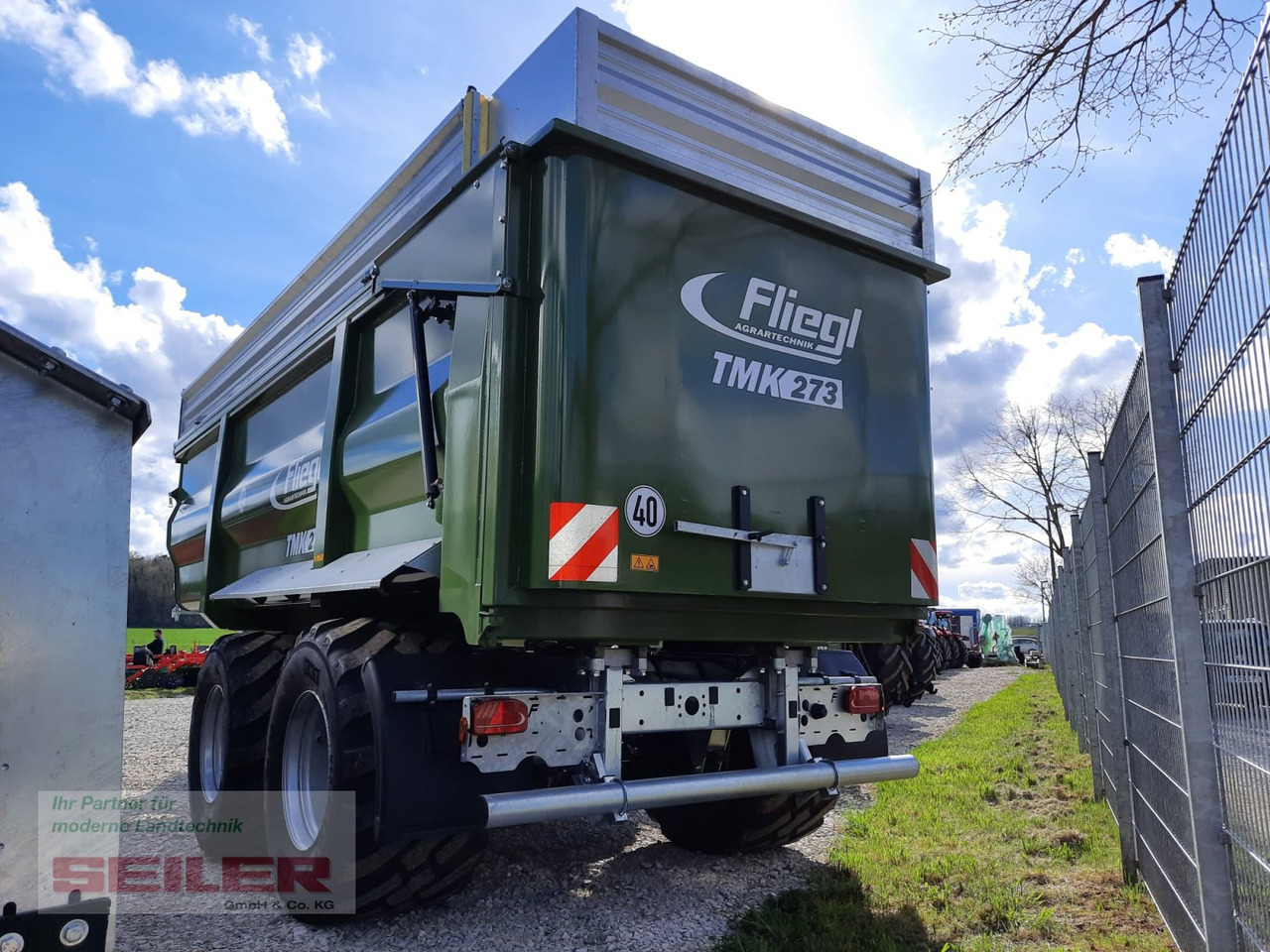 Fliegl TMK 273 FOX JUMBO 40m³ - Toa kéo nhỏng/ Xe đổ: hình 4 Fliegl TMK 273 FOX JUMBO 40m³ - Toa kéo nhỏng/ Xe đổ: hình 4