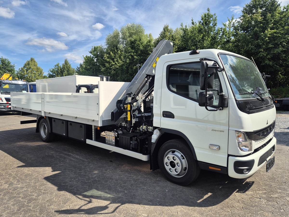FUSO FUSO 9C18 Canter Alu Pritsche 5.5m Kran 3x hydr. - Xe tải nhỏ phẳng: hình 1 FUSO FUSO 9C18 Canter Alu Pritsche 5.5m Kran 3x hydr. - Xe tải nhỏ phẳng: hình 1