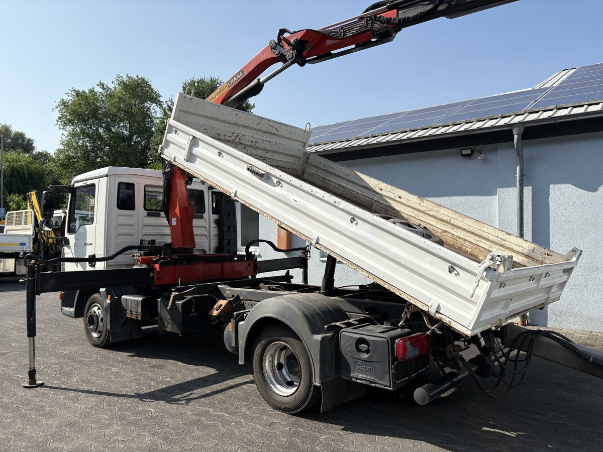 MAN TGL 8.210 Meiller Dreiseitenkipper mit Ladekran - Xe ben nhỏ: hình 2 MAN TGL 8.210 Meiller Dreiseitenkipper mit Ladekran - Xe ben nhỏ: hình 2