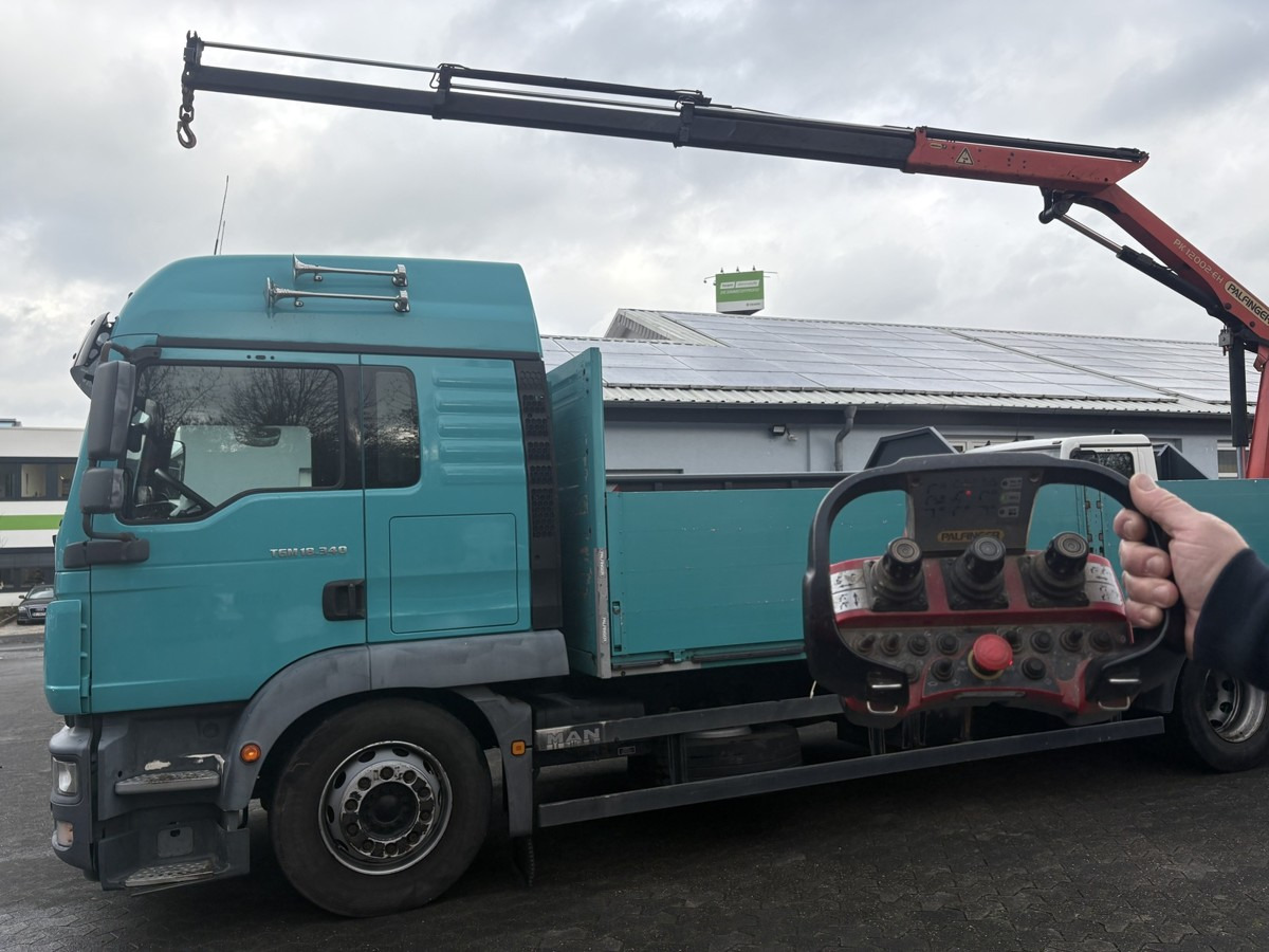 MAN TGM 18.340 PK 12002 EH Funk Ladekran sofort verf - Xe tải thùng lửng/ Phẳng, Xe cẩu tự hành: hình 3 MAN TGM 18.340 PK 12002 EH Funk Ladekran sofort verf - Xe tải thùng lửng/ Phẳng, Xe cẩu tự hành: hình 3