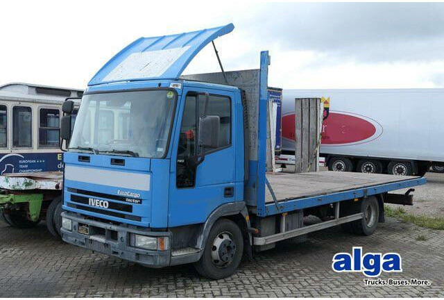 Iveco ML 75 E 4x2, Plattform, 3. Sitz, Luftfederung - Xe tải thùng lửng/ Phẳng: hình 1 Iveco ML 75 E 4x2, Plattform, 3. Sitz, Luftfederung - Xe tải thùng lửng/ Phẳng: hình 1
