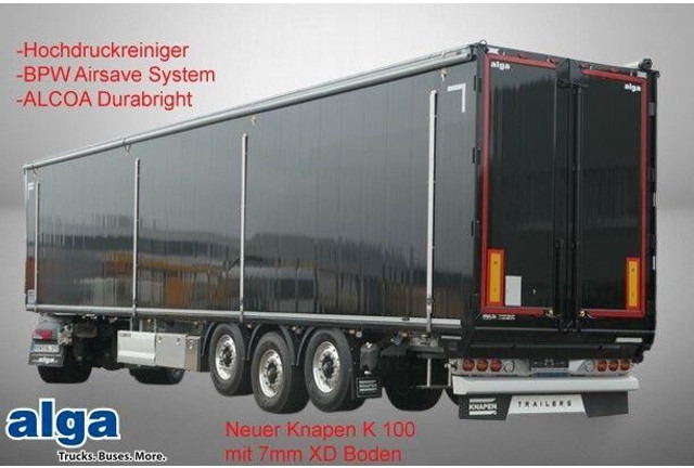 Knapen Trailers K 100, 7mm XD Boden, ALCOA Durabright, 2x Lift - Sơ mi rơ moóc hộp kín: hình 1 Knapen Trailers K 100, 7mm XD Boden, ALCOA Durabright, 2x Lift - Sơ mi rơ moóc hộp kín: hình 1