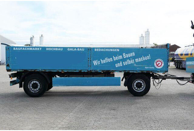 Krone AZP 18, Baustoff, BPW, 7.200mm lang, Scheibe - Rơ moóc thùng lửng/ Phẳng: hình 5 Krone AZP 18, Baustoff, BPW, 7.200mm lang, Scheibe - Rơ moóc thùng lửng/ Phẳng: hình 5
