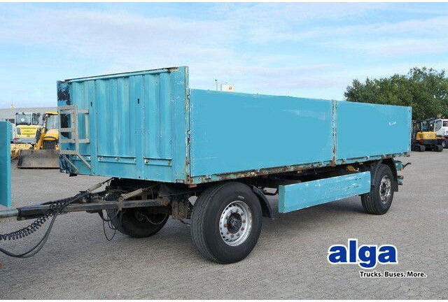 Krone AZP 18, Baustoff, BPW, 7.200mm lang, Scheibe - Rơ moóc thùng lửng/ Phẳng: hình 1 Krone AZP 18, Baustoff, BPW, 7.200mm lang, Scheibe - Rơ moóc thùng lửng/ Phẳng: hình 1