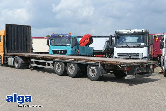Krone SDP 27/gelenkt/SAF/Mitnahmstapler - Sơ mi rơ moóc thùng lửng/ Phẳng: hình 1 Krone SDP 27/gelenkt/SAF/Mitnahmstapler - Sơ mi rơ moóc thùng lửng/ Phẳng: hình 1