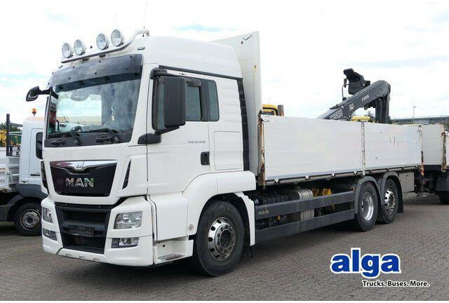 MAN 26.440 TGS LL 6x2, Kran Fassi F195AS.22, AHK, AC - Xe tải thùng lửng/ Phẳng: hình 1 MAN 26.440 TGS LL 6x2, Kran Fassi F195AS.22, AHK, AC - Xe tải thùng lửng/ Phẳng: hình 1