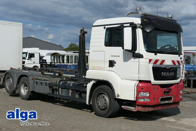 MAN 26.440 TGS, Meiller RK 20.70, Intarder,Lenk-Lift - Xe tải nâng móc: hình 1 MAN 26.440 TGS, Meiller RK 20.70, Intarder,Lenk-Lift - Xe tải nâng móc: hình 1