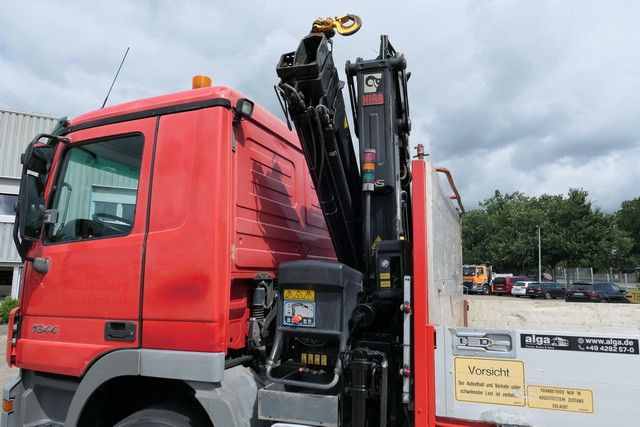 Mercedes-Benz 1844 L Actros 4x2, Hiab 144E-3, Funk, Voll-Luft - Xe tải thùng lửng/ Phẳng, Xe cẩu tự hành: hình 3 Mercedes-Benz 1844 L Actros 4x2, Hiab 144E-3, Funk, Voll-Luft - Xe tải thùng lửng/ Phẳng, Xe cẩu tự hành: hình 3