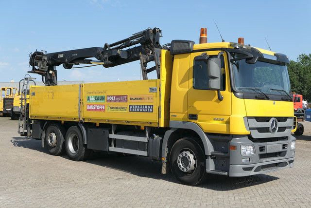 Mercedes-Benz 2536 Actros/MP3/HIAB 211DL/AHK/Klima - Xe tải thùng lửng/ Phẳng, Xe cẩu tự hành: hình 3 Mercedes-Benz 2536 Actros/MP3/HIAB 211DL/AHK/Klima - Xe tải thùng lửng/ Phẳng, Xe cẩu tự hành: hình 3